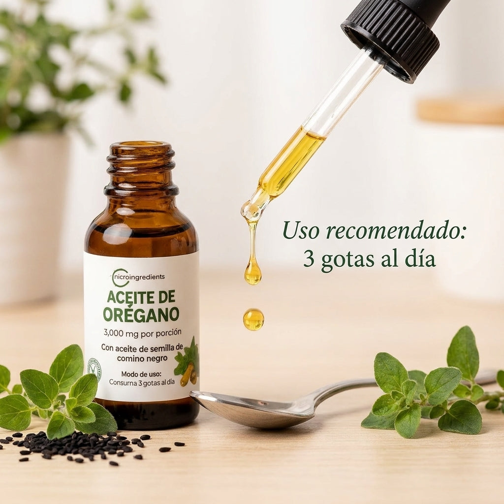 ACEITE DE OREGANO | GOTAS NATURALES