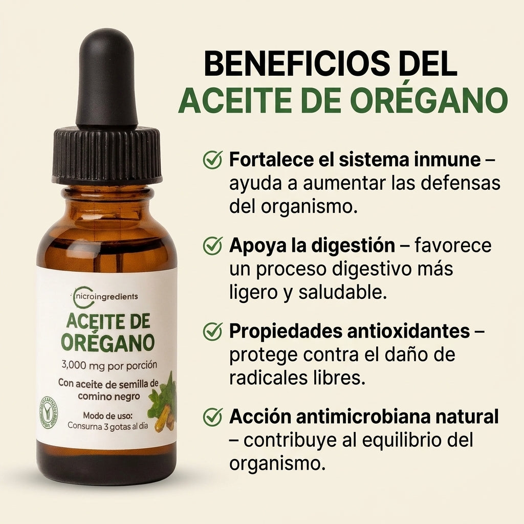 ACEITE DE OREGANO | GOTAS NATURALES