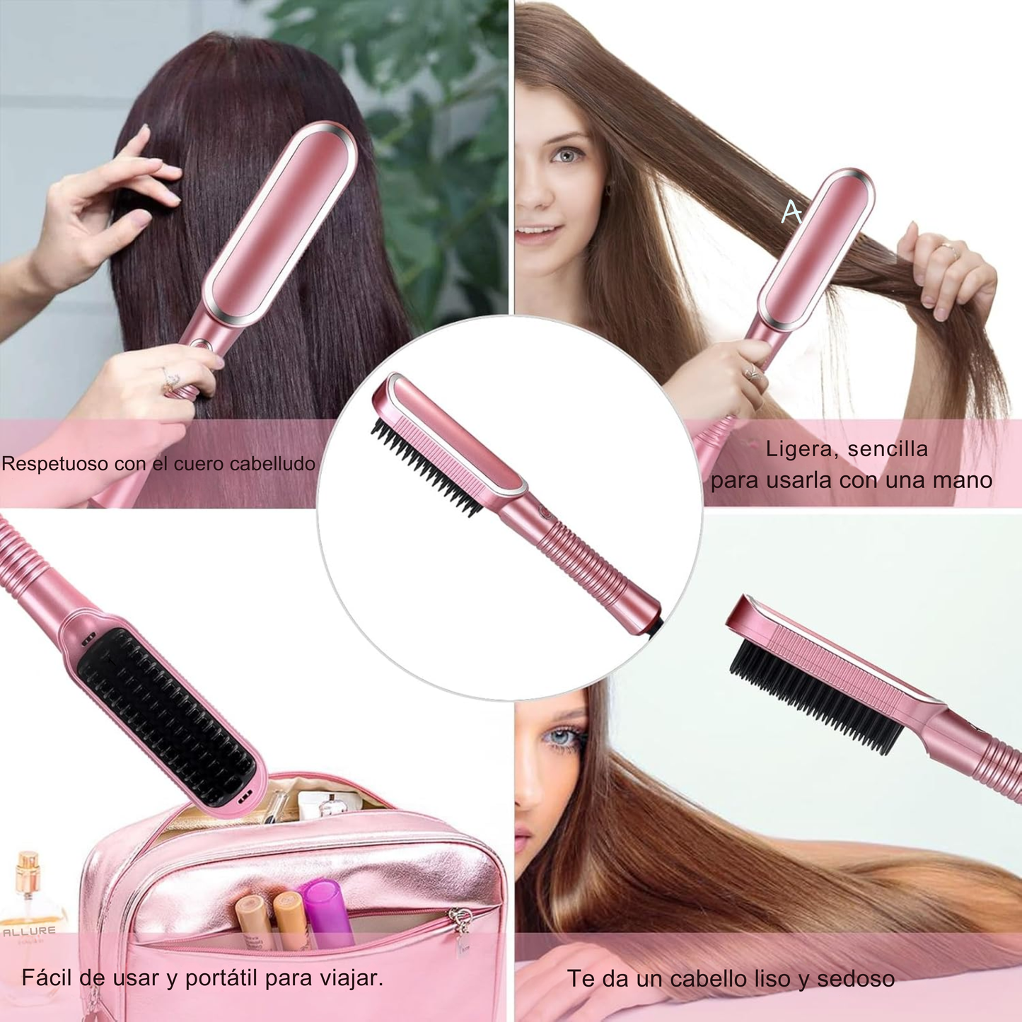 SedaPro™ - Cepillo Alisador Profesional