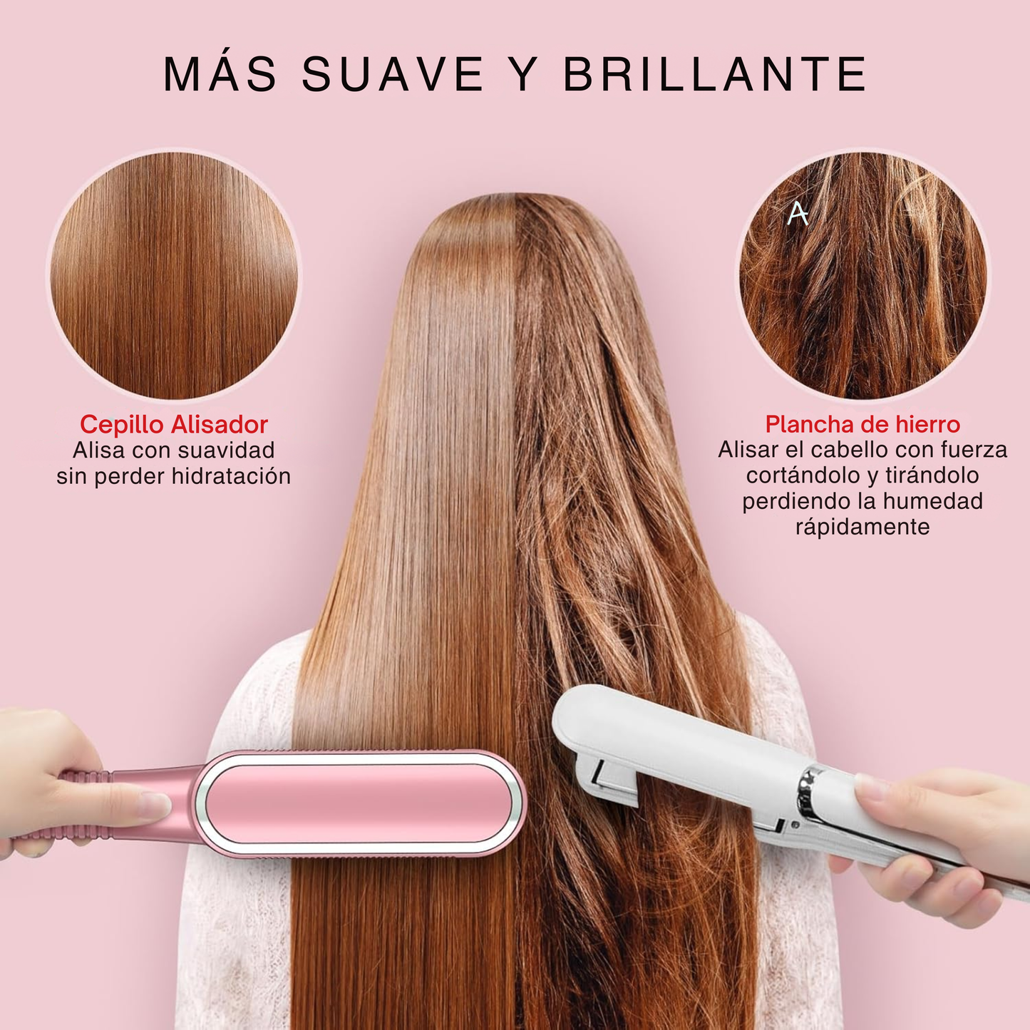 SedaPro™ - Cepillo Alisador Profesional