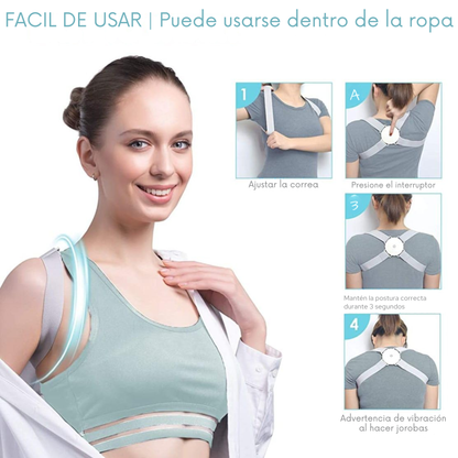 PostureSense™ - Corrector de Postura con Sensor Inteligente